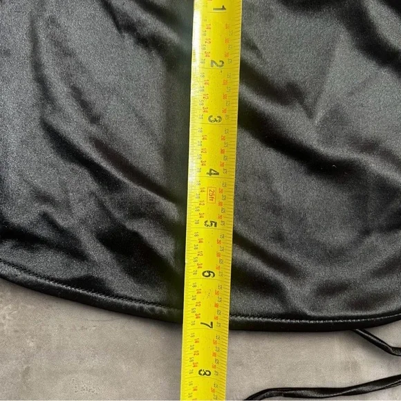 Edikted Black Satin Top - Picture 5 of 5